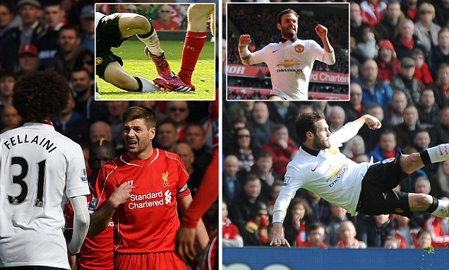 Gerrard Diusir Wasit di Detik 38 karena Injak Kaki Herrera